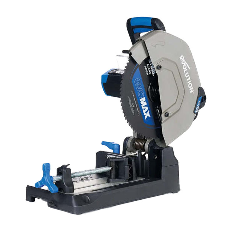 Evolution Power Tools EVOMAX 15 Inch 110V Metal Cutting Chop Saw with Mild Steel Blade