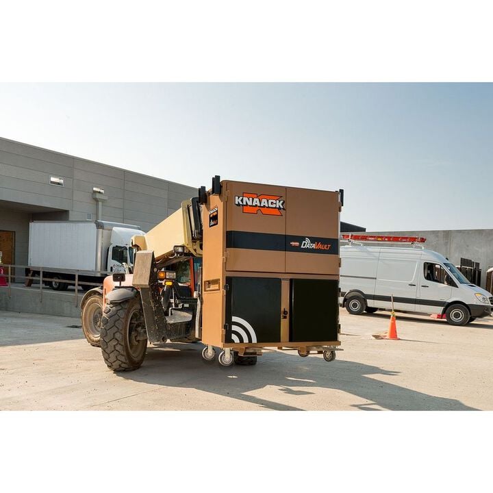 Knaack DataVault 150 Lbs Steel Mobile Digital Plan Station with 40 Inch TV Monitor & Laser Printer, large image number 19