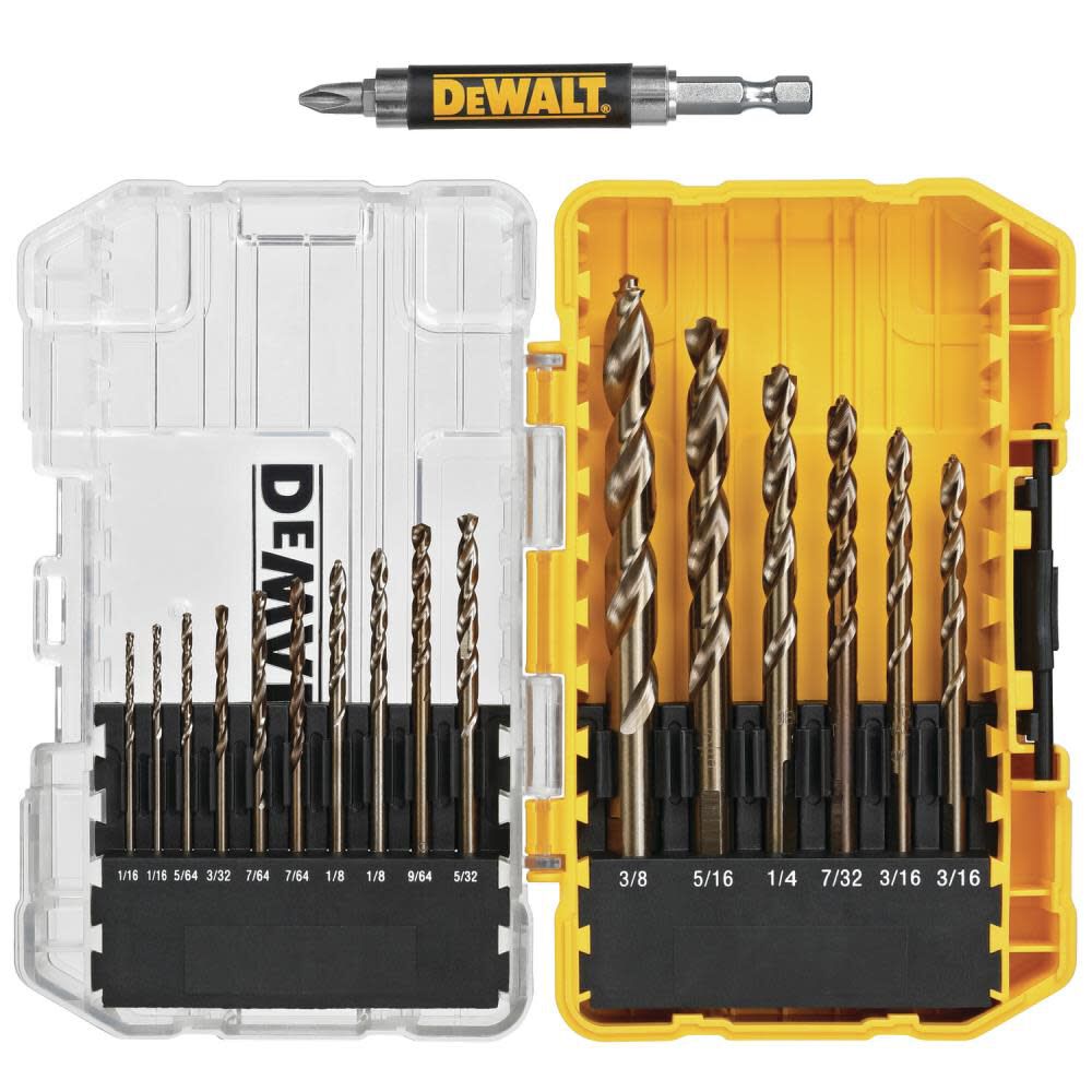 Gold ferrous clearance drill bits