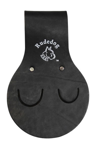 Rudedog USA 15 Oz Black Harness Leather Triple Erection Wrench Holder