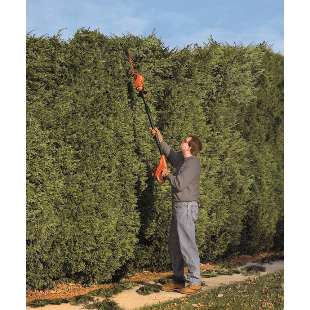 Black and decker pole hedge trimmer sale