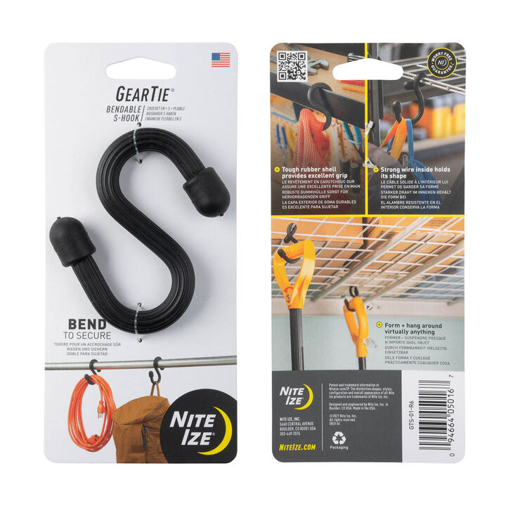 Nite Ize Gear Tie Bendable S Hook, large image number 2
