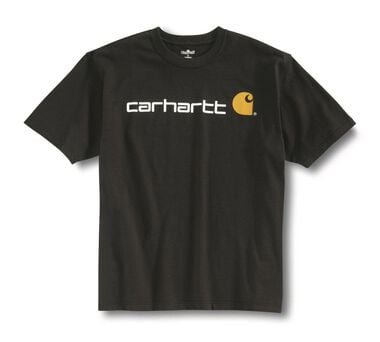 Carhartt Men's Short-Sleeve Logo T-Shirt Black Medium Regular, large image number 0