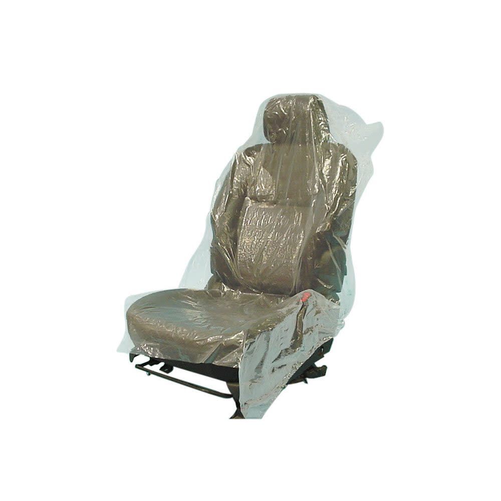 Johndow Economy Clear Plastic Seat Cover Box 31-1/2 x 52 Inch 200 Pieces, large image number 4