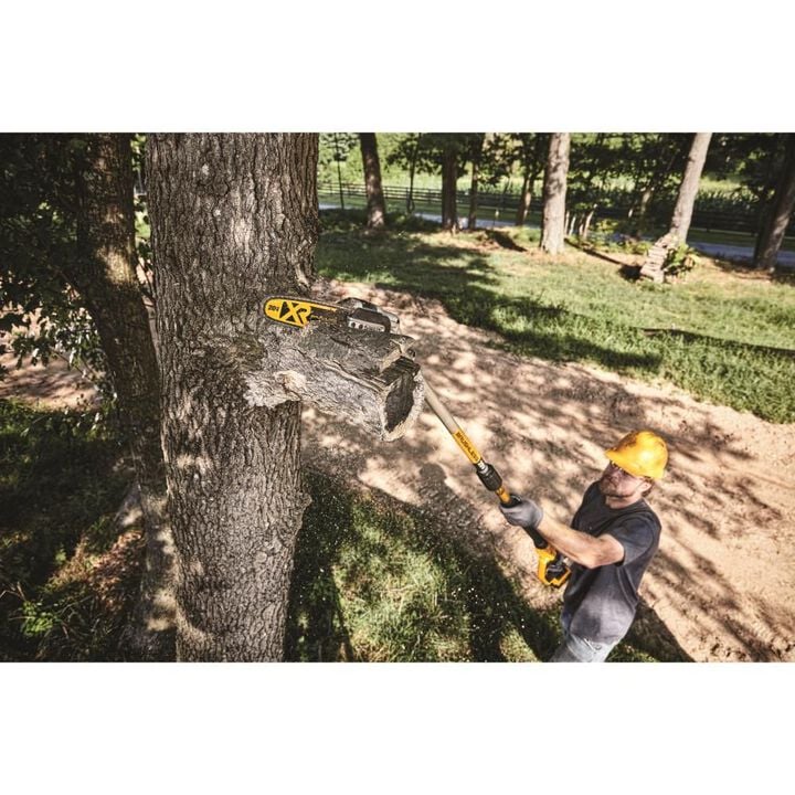 DEWALT 20V MAX Lithium-Ion Cordless Pole Saw and Pole Hedge Trimmer Combo Kit, large image number 7