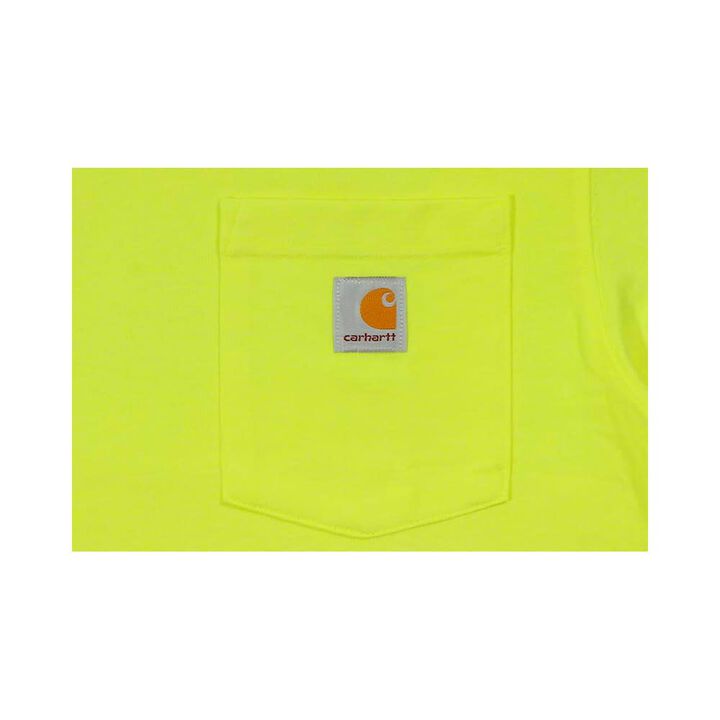 Carhartt Men's Cotton Short-Sleeve T-Shirt, Bright Lime, Medium, large image number 3