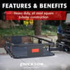 Erickson Mfg Heavy-Duty Folding Steel Hitch Cargo Carrier, 500 lb Capacity 60 Inch x 20 Inch, small image number 5