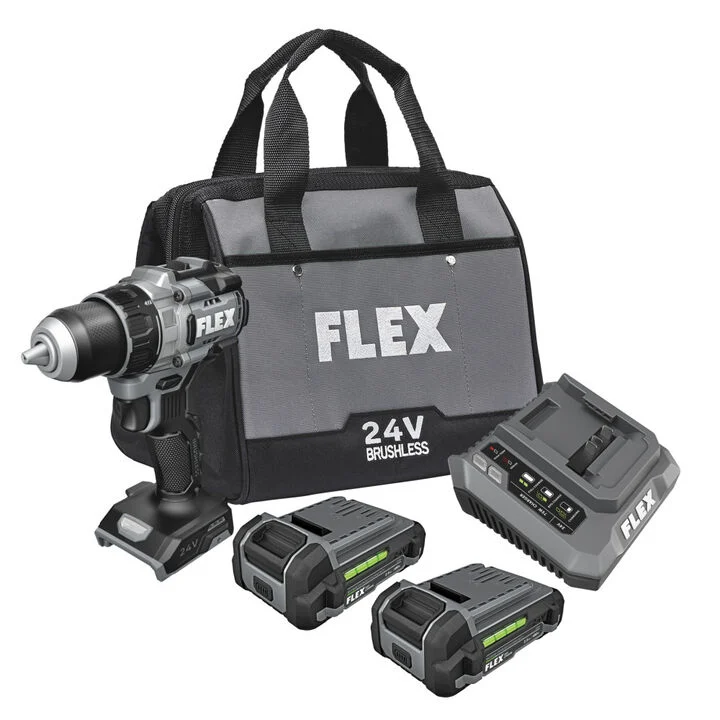 FLEX 1/2 Inch 2-Speed Drill Driver Kit