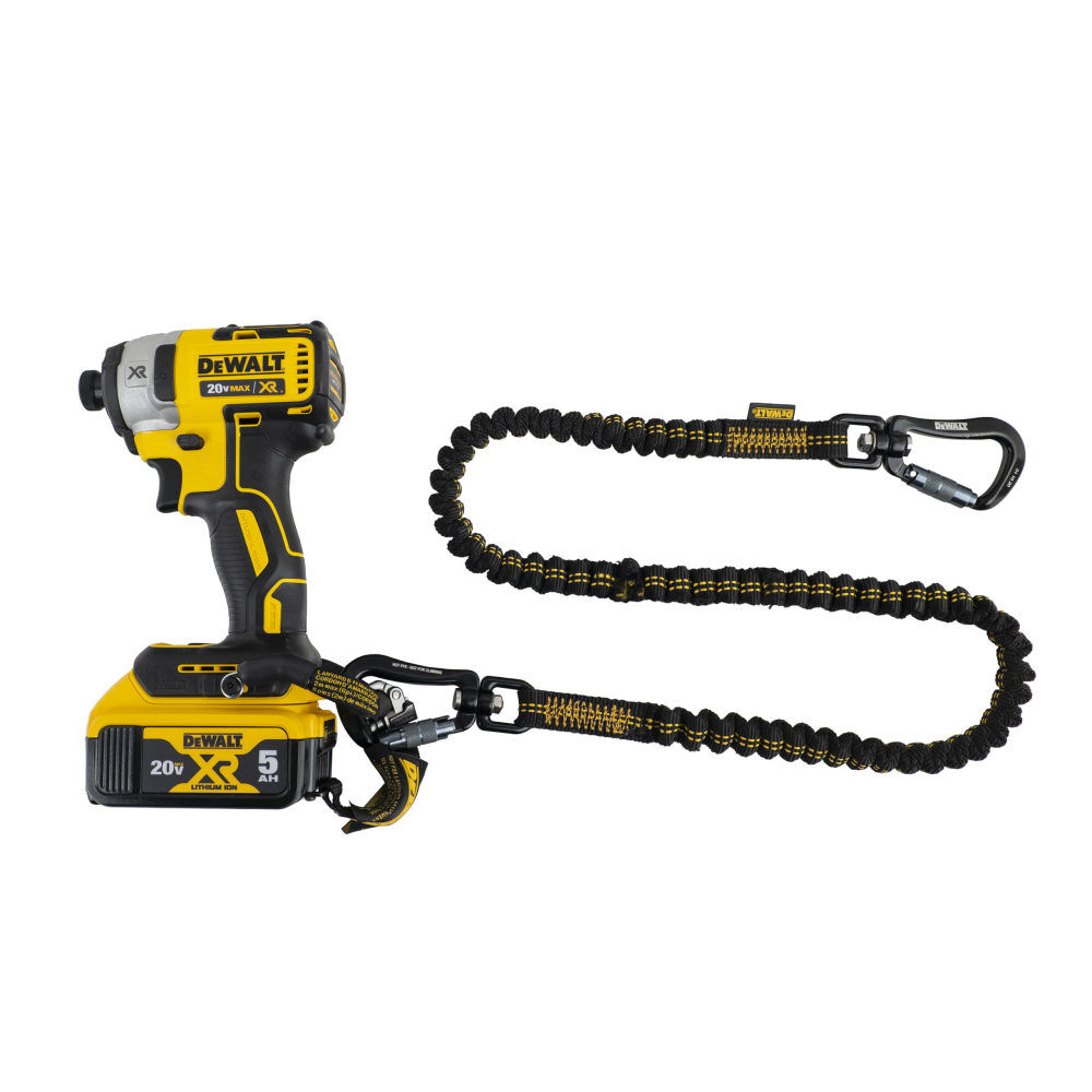 DEWALT 25 Lbs 75 in Power Tool Lanyard with Dual Carabiner, large image number 7
