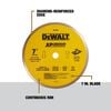 DEWALT 7-in x 0.06-in Ceramic Tile Blade Wet, small image number 2
