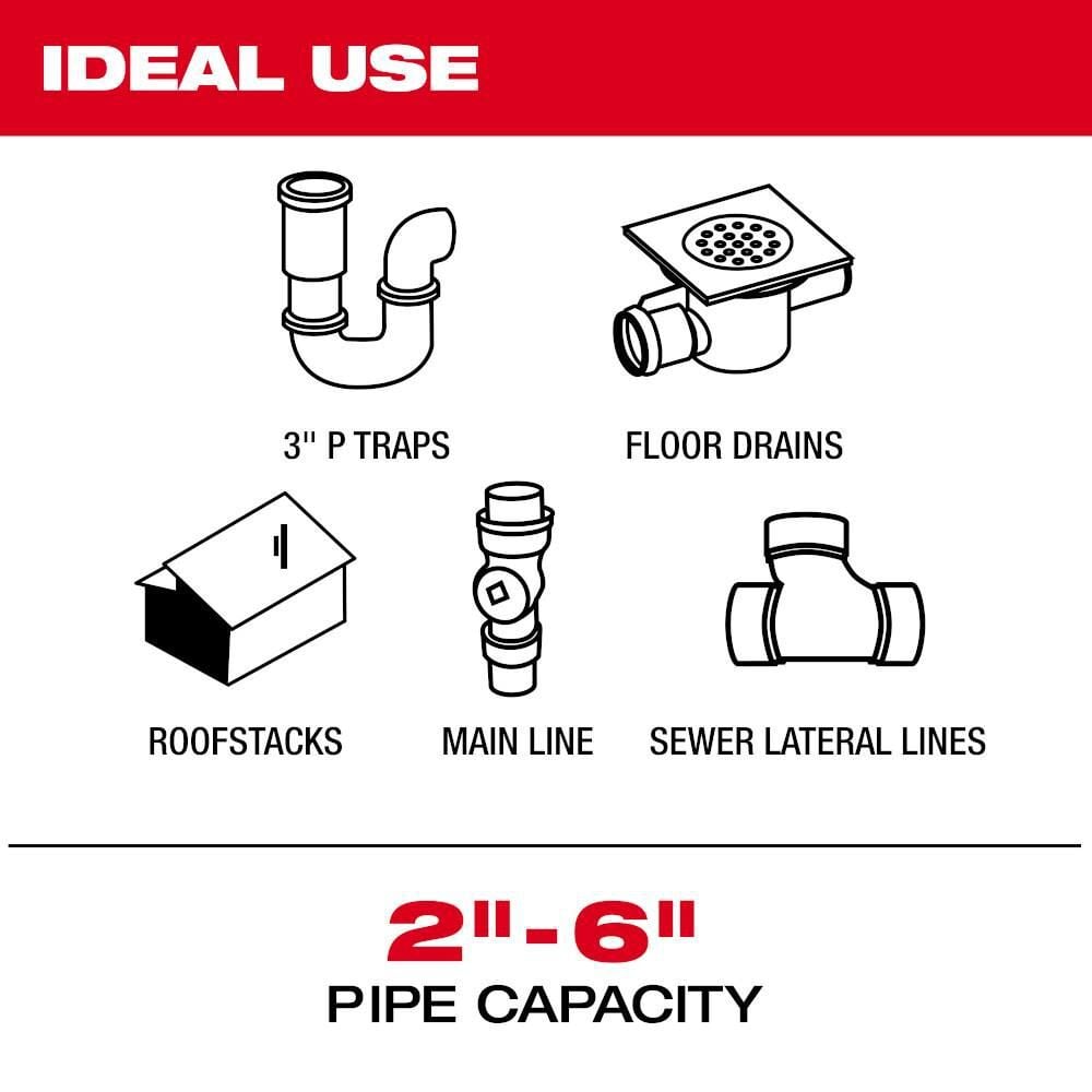 Milwaukee 120 Ft. Mid-Stiff Modular Pipeline Inspection Reel, large image number 2