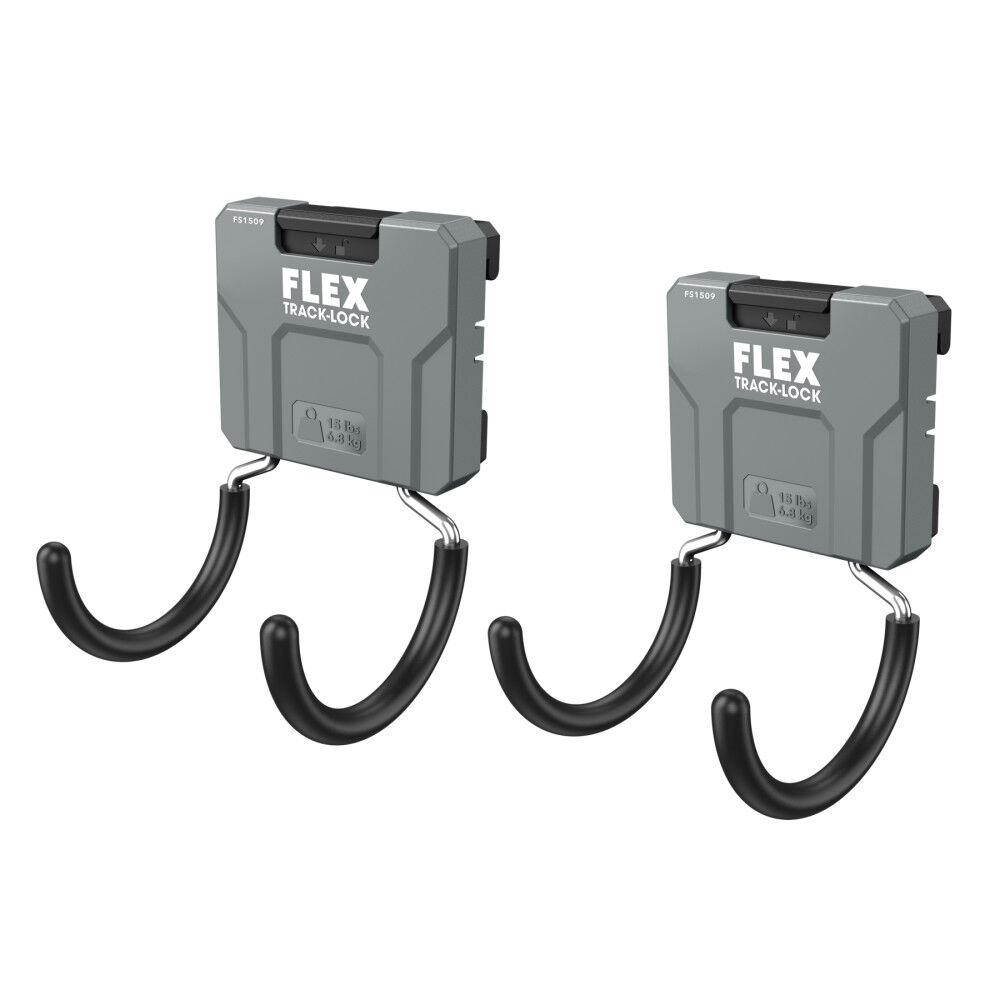 FLEX TRACK LOCK Dual C-Hook 2 Pieces, large image number 1