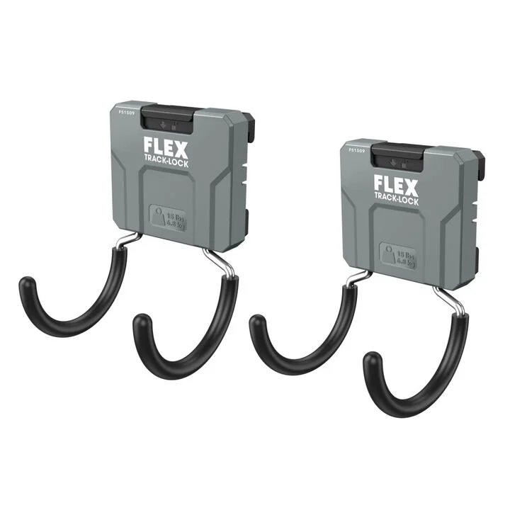 FLEX TRACK LOCK Dual C-Hook 2 Pieces