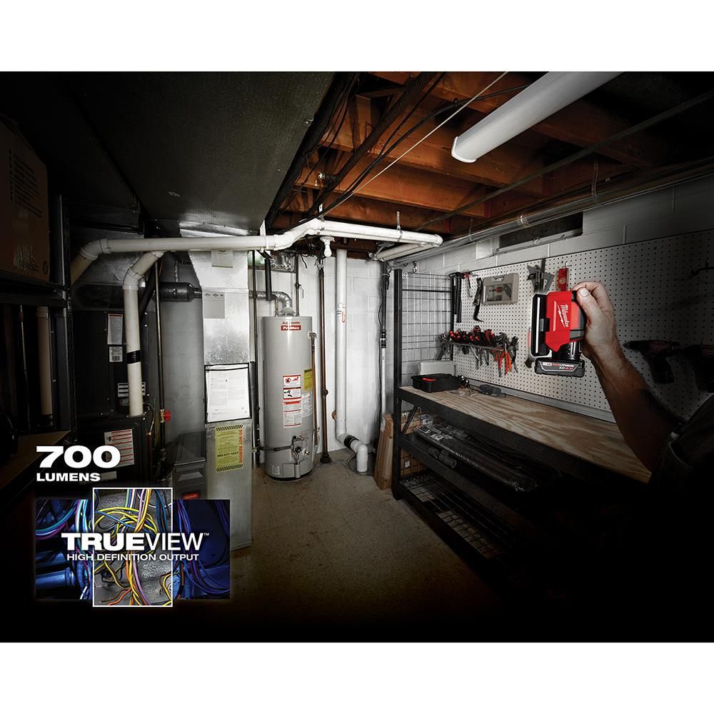 Milwaukee M12 ROVER Service & Repair Flood Light with USB Charging (Bare Tool), large image number 4