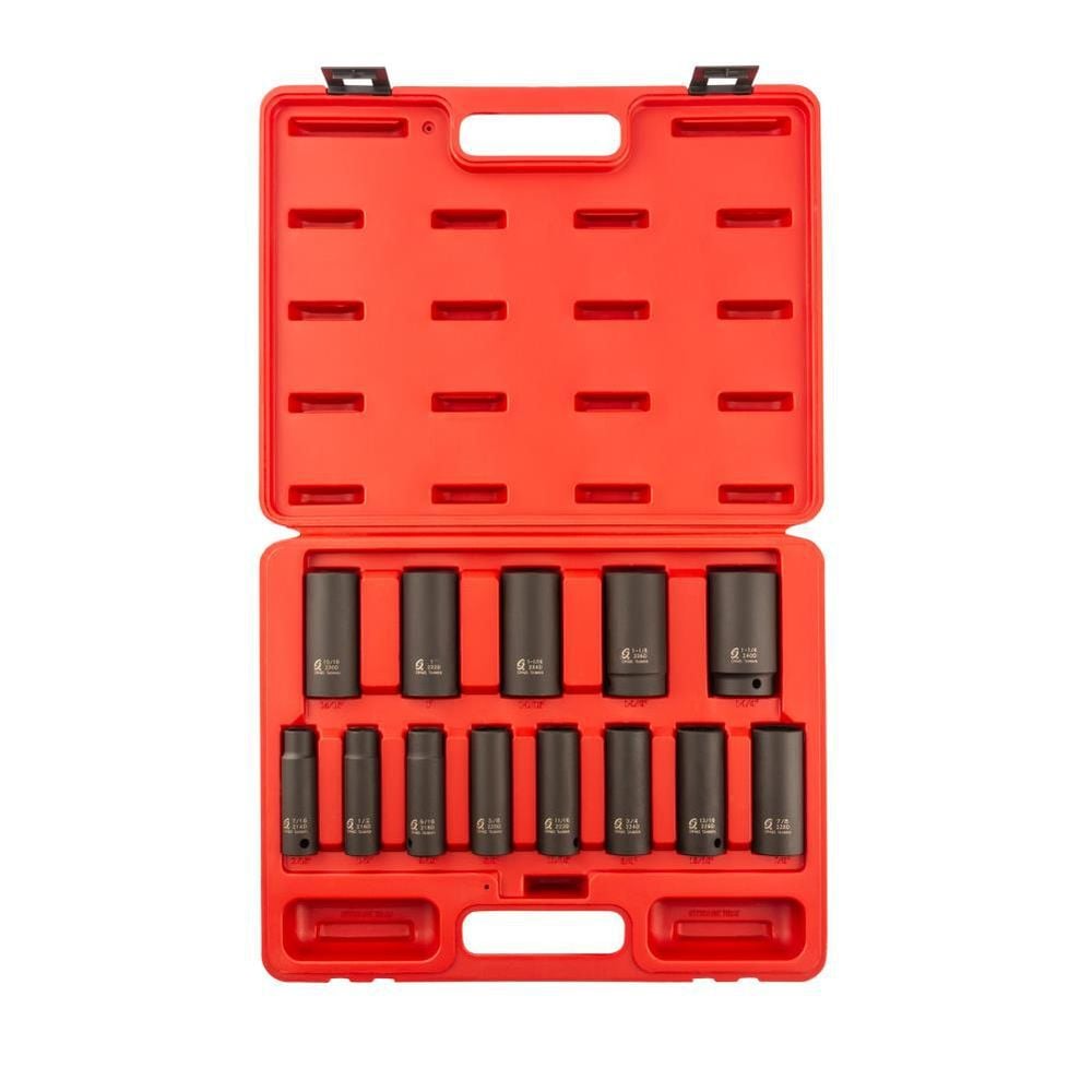 Sunex 13 pc. 1/2 In. Drive SAE Deep Impact Socket Set, large image number 2
