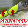 Flexzilla SwivelGrip Garden Hose, 5/8 Inch x 100 Feet, 3/4 Inch - 11 1/2 GHT Fittings, ZillaGreen, small image number 4