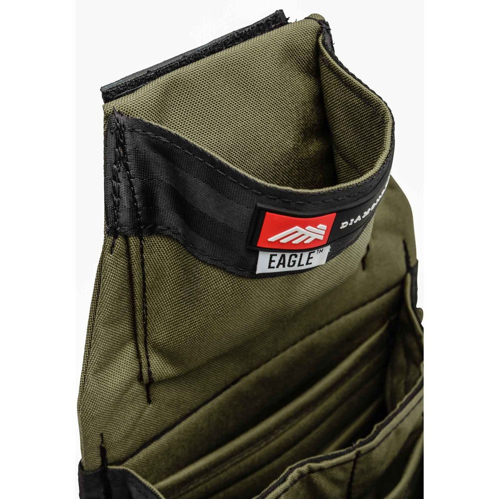 Diamondback Toolbelts Right Side Eagle Non-Dominant Tool Belt Pouch, Ranger Green, large image number 2