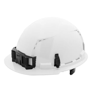 Milwaukee Milwaukee White Front Brim Vented Hard Hat with 6pt Ratcheting Suspension Type 1 Class C