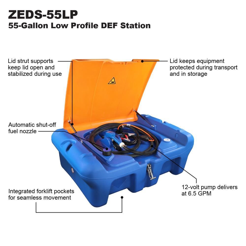 Milton 55-Gallon Low-Profile Portable DEF Fuel Tank, large image number 7
