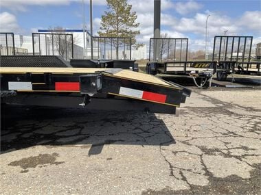 Doolittle Trailer Mfg 84in x 18' Equipment Trailer with Dove Tail 2022 Black, large image number 6