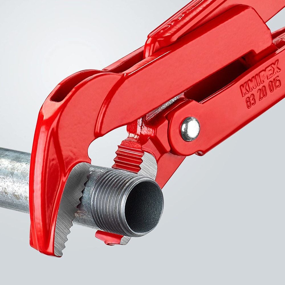 Knipex Pipe Wrench 45 Degree Angled 430 mm Swedish Pattern, large image number 6