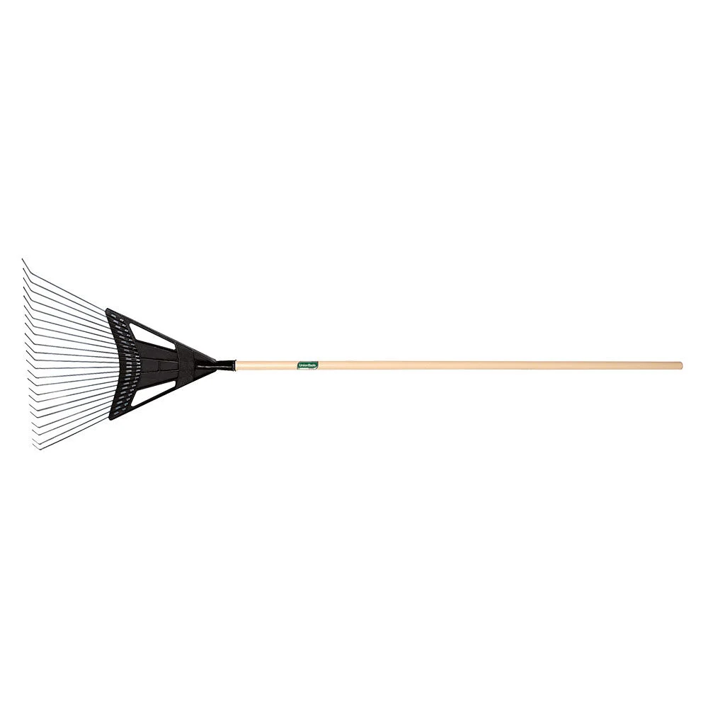 Union Tool 20 In. Poly Steel Head Leaf Rake with 48 In. Hardwood Handle, large image number 1