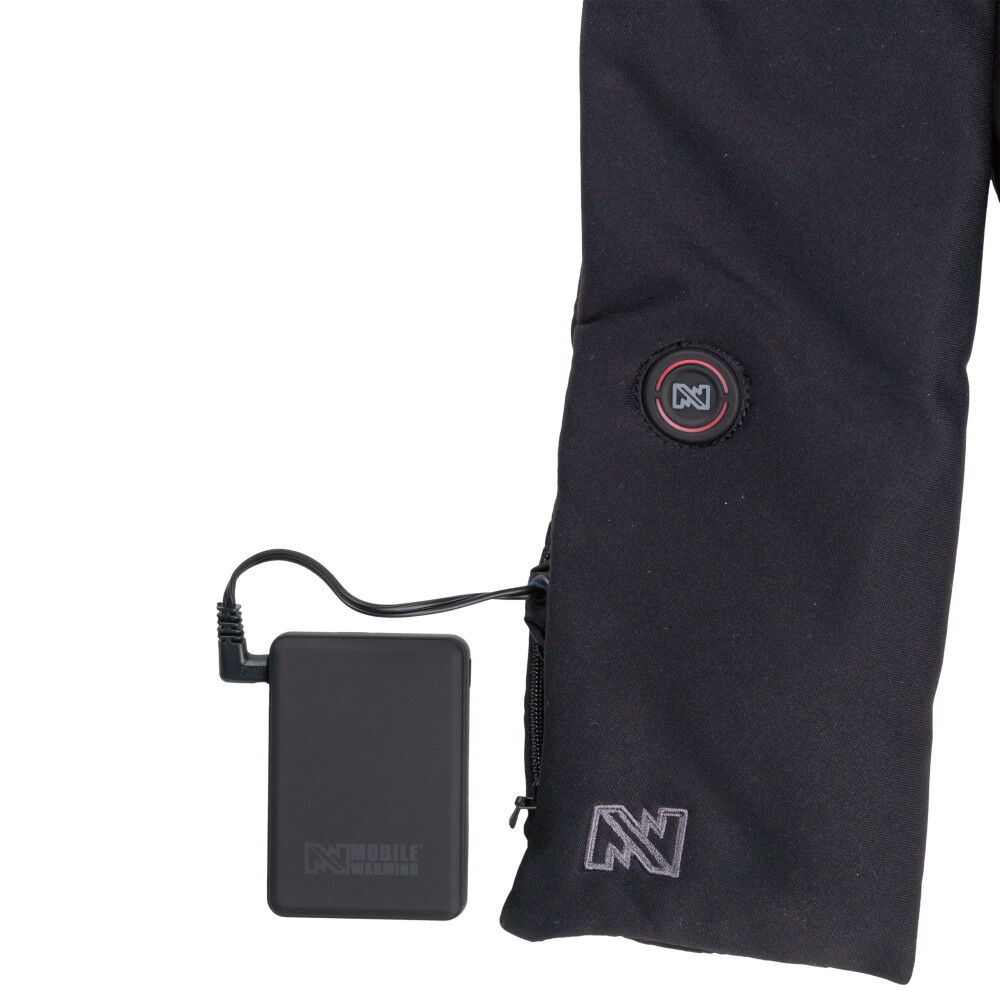 Mobile Warming Heated Scarf Black One Size, large image number 4