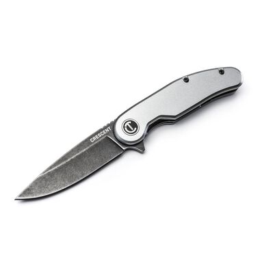 Crescent 3-1/4in Drop Point Aluminum Handle Pocket Knife, large image number 6