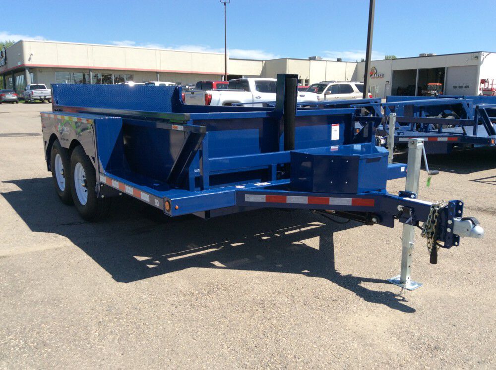 Air-Tow Trailers 12 Ft. 5 Inch Drop Deck & Dump Trailer 74 Inch Deck Width - 10000# Capacity, large image number 11