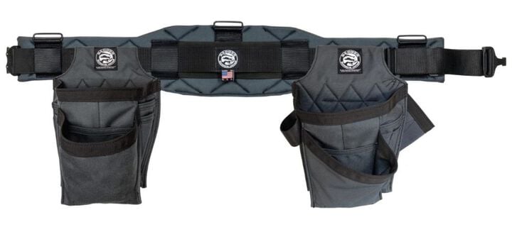 Badger Tool Belts Trimmer Toolbelt Set Gunmetal Gray XL