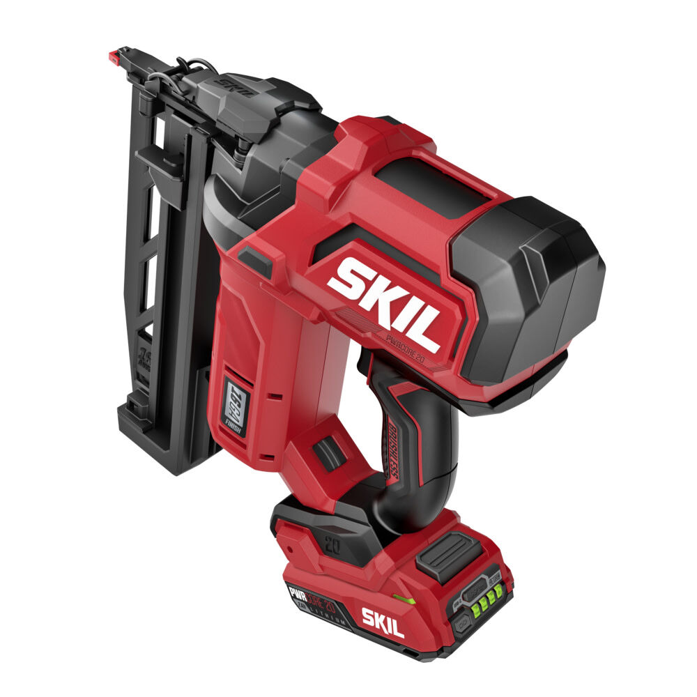 SKIL Brushless 20V 16Ga Straight Finish Nailer Kit, large image number 3