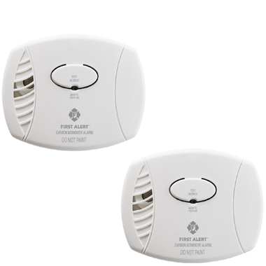 First Alert Carbon Monoxide Alarm Battery Operated - 2 Pack
