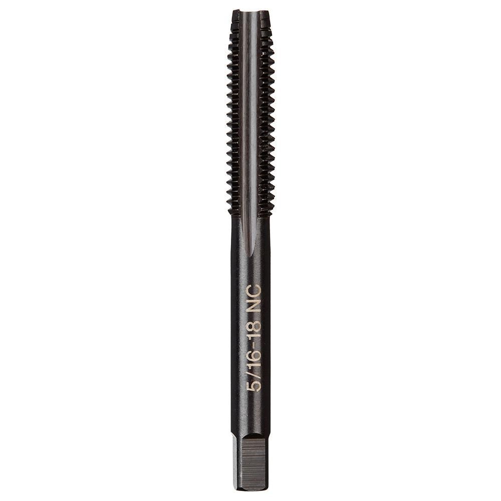 Milwaukee 5/16 in -18 NC Straight Flute Plug Tap, large image number 1
