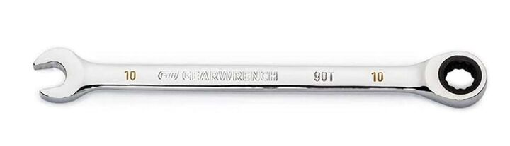 GEARWRENCH 10mm 90T 12 Point Ratcheting Combination Wrench, large image number 0