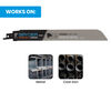 Spyder 9 Inch 10 TPI Metal Cutting Carbide Toothed Reciprocating Saw Blade, small image number 4