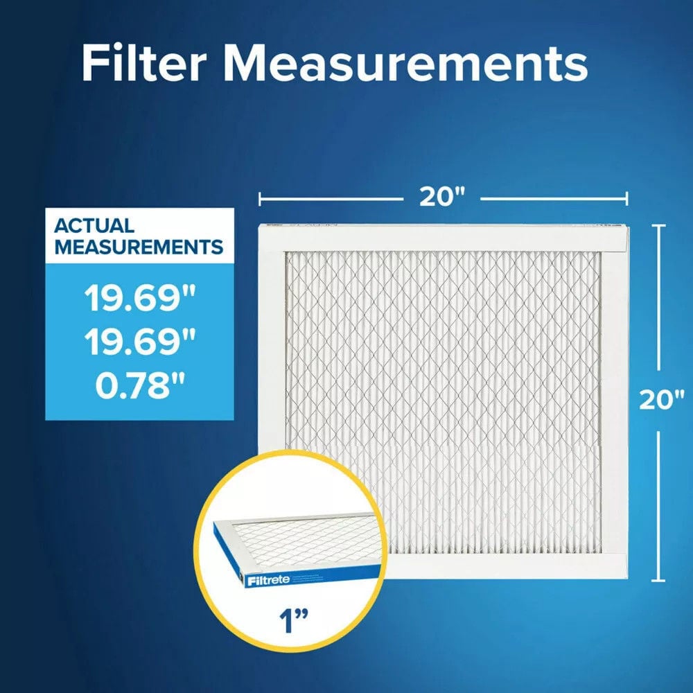 3M Filtrete 20 x 20 x 1-Inch 1900 MPR MERV 13 Allergen Defense Furnace Air Filter, 4-Pack, large image number 3
