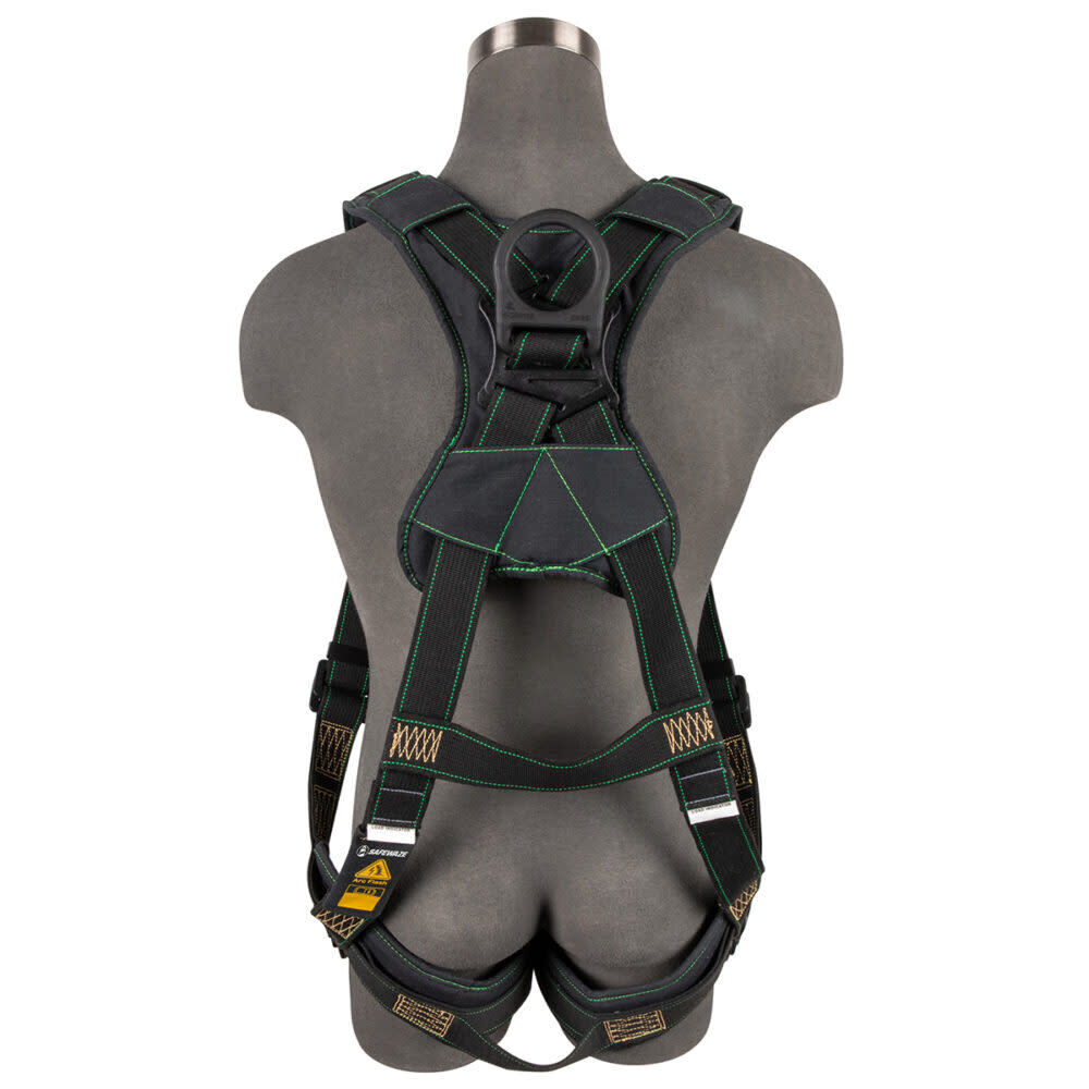 Safewaze Arc Flash Full Body Harness: DE 1D, DE MB Chest/Legs, large image number 2