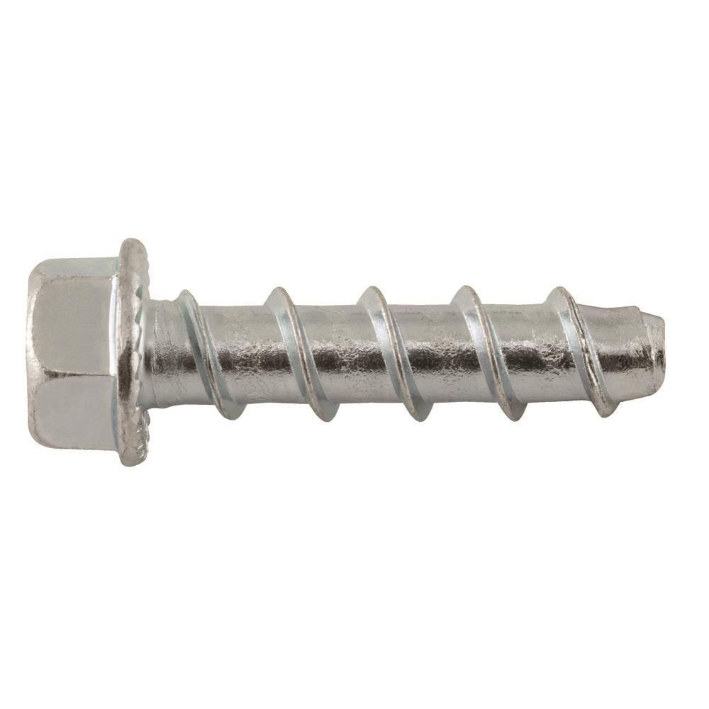 DEWALT Screw-Bolt+ 1/4 x 1-1/4 Inch Hex Head Concrete Screw Anchor 100 Pieces, large image number 1