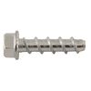 DEWALT Screw-Bolt+ 1/4 x 1-1/4 Inch Hex Head Concrete Screw Anchor 100 Pieces, small image number 1