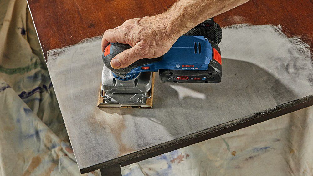 Bosch 18V 1/4 Sheet Orbital Finishing Sander (Bare Tool), large image number 15
