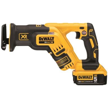 DEWALT 20V MAX XR Compact Reciprocating Saw Kit, large image number 4