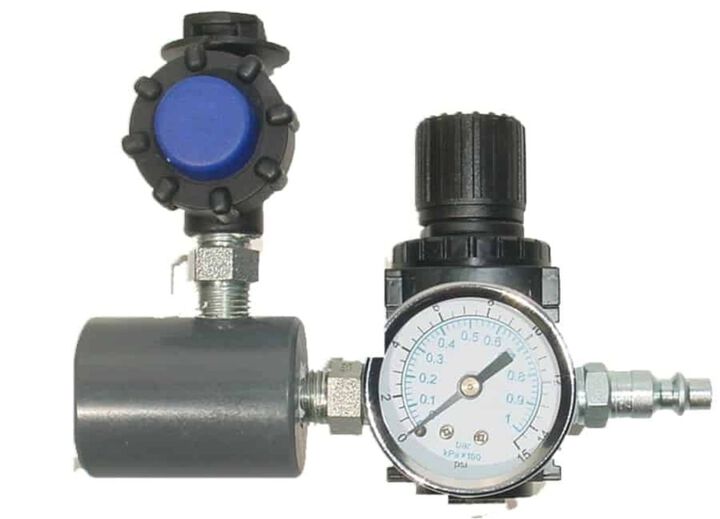Milton Pneumatic Adapter with Regulator