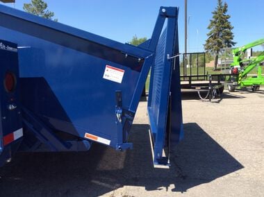 Air-Tow Trailers 12 Ft. 5 Inch Drop Deck & Dump Trailer 74 Inch Deck Width - 10000# Capacity, large image number 16