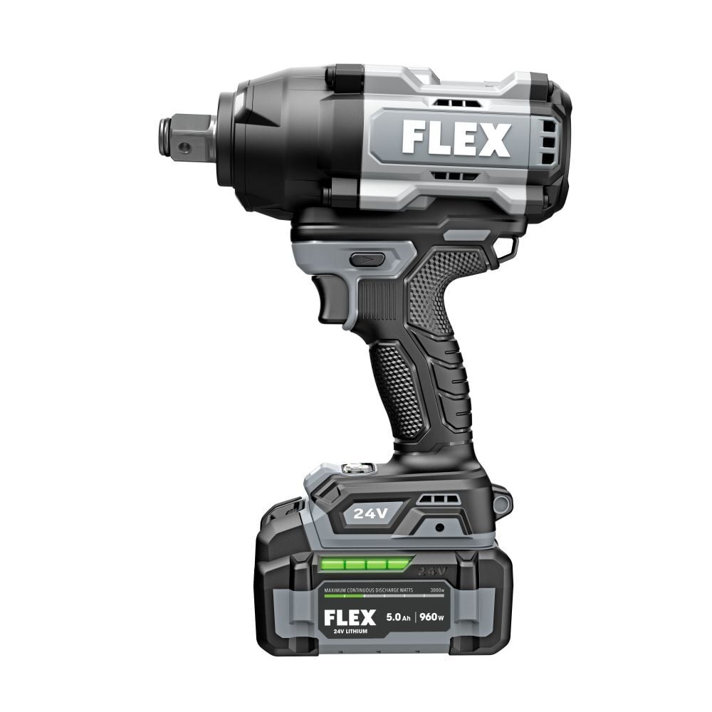 FLEX 24V 3/4 Inch High-Torque Impact Wrench Kit, large image number 4