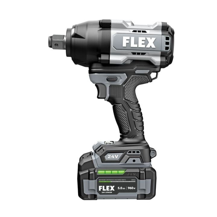 FLEX 24V 3/4 Inch High-Torque Impact Wrench Kit, large image number 3