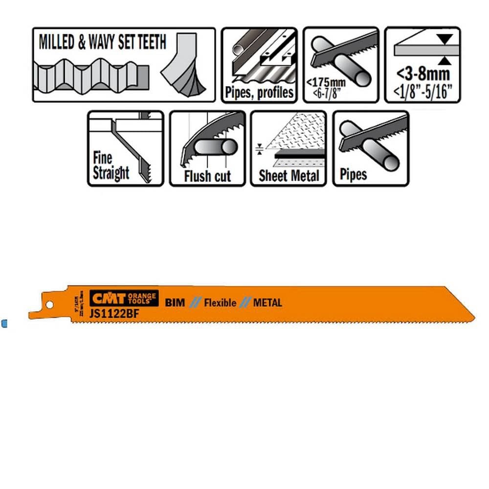 CMT Bi Metal Recip Blade, large image number 1