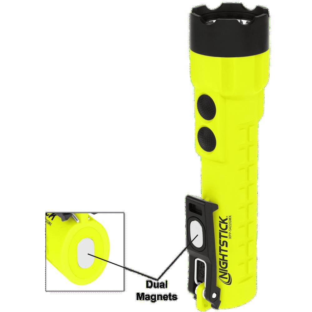 Nightstick Intrinsically Safe Dual-Light Flashlight with Magnets, UL913 (Class I Div 1), Green, large image number 8