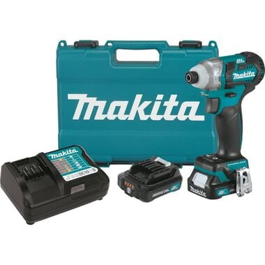 Makita 12V max CXT Lithium-Ion Brushless Cordless Impact Driver Kit 2.0 Ah