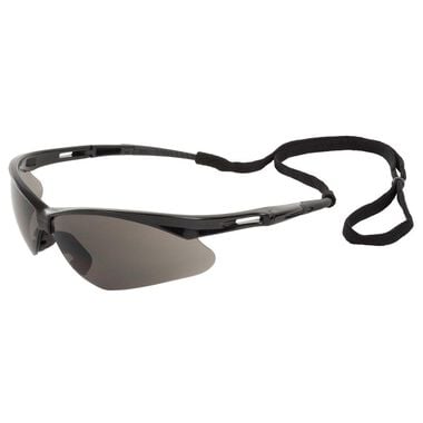 ERB Safety Glasses Octane Black Frame Gray Lenses