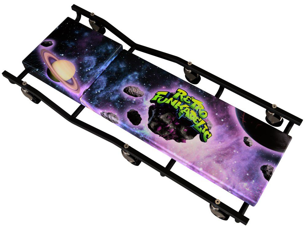 Whiteside Mfg Creeper, Retro Purple Asteroid – MTLV6ARTRETRO